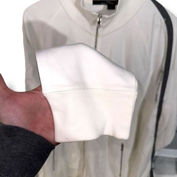 White Ralph Lauren RLX Full Zip Performance Track Jacket XXL - Picture 8 of 11